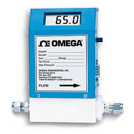 OMEGA奧米佳 FMA-A2000系列氣體質(zhì)量流量計(jì)和控制器 可選配一體式顯示屏，用于測(cè)量潔凈氣體